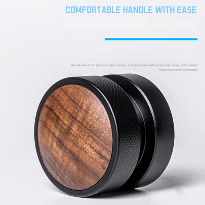 Barista Kaffee-Tamper 51mm 53mm 58.35mm Edelstahl mit Walnussholzkappe Espresso-Werkzeuge