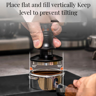 Verstellbarer Skalierbasis aus Edelstahl 51/53/58mm Massivholzgriff Barista Kaffeemacher für Zuhause