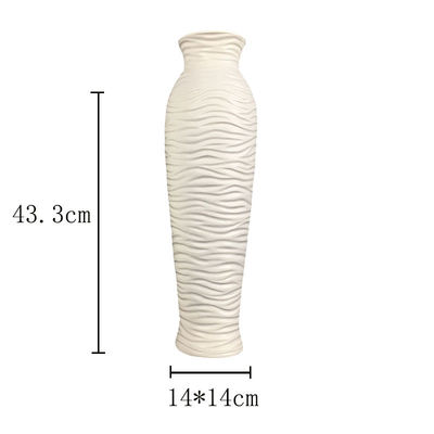 Einzigartige nordische Keramik-Blumenvase für Heimdekor und Wohnzimmer