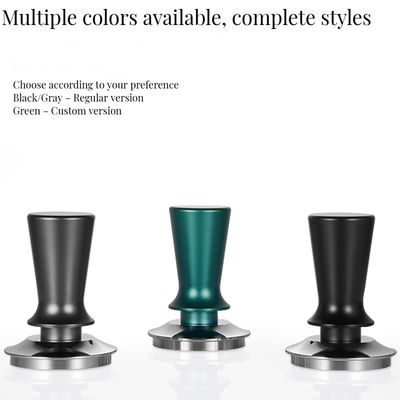 Custom Logo Aluminium Espresso Tamper mit stetiger Federlast Kalibriert 51mm 53mm 58mm Größe