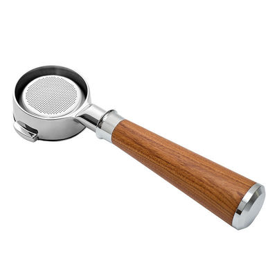 Massivholz Portafilter für Barista-Level Brauerei Luxus Handgefertigter 58mm Kaffeefunkel
