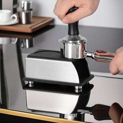 Barista Espresso Kaffee-Tamper-Halter umweltfreundlich schwarzer Edelstahl