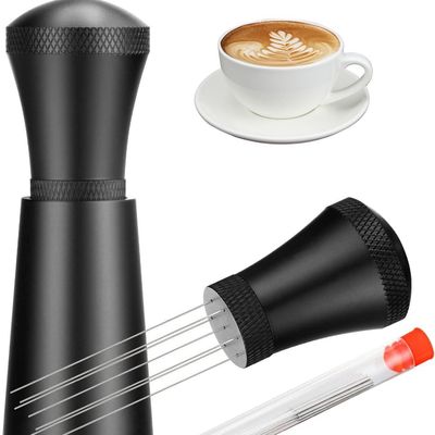 Schwarze Edelstahl Espresso Nadeln Distributor für Haus Hotel Restaurant Büro