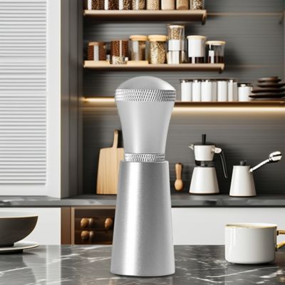Edelstahl Espresso Nadel Verteiler Werkzeug mit keramischen Mischdispenser und Stand