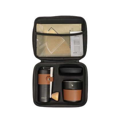 CLASSIC Portable Keramik Kaffeetasse Filter Tasse Pour Topf Reise Geschenk Set für Outdoor-Camping
