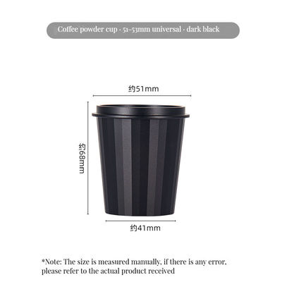 Kaffee-Shops Edelstahl Dosisbecher für Präzisionsbrühwerkzeug