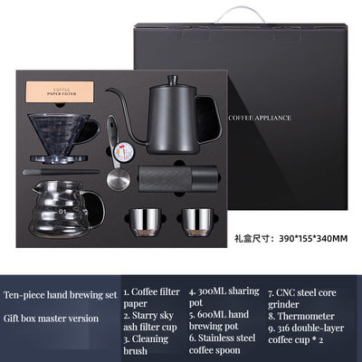 Verbessern Sie Ihr Kaffeerlebnis mit diesem Glas-Kaffee-Set und Gießen Sie über die Kaffeemaschine