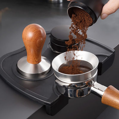 Kaffeebohnen aus Edelstahl Kaffeebohnen verfälschen Umweltschonend 51MM 58MM Magnetkaffee-Dosierring