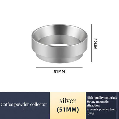 Kaffeebohnen aus Edelstahl Kaffeebohnen verfälschen Umweltschonend 51MM 58MM Magnetkaffee-Dosierring