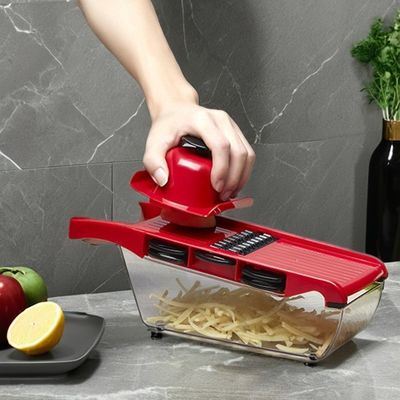 Vorrätige langlebige Küchenwerkzeuge Vielseitig 16-Klingen Bambus Edelstahl Food Chopper