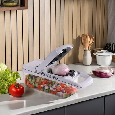 Genius 22-Funktion Edelstahl Bambus Food Chopper Ihr vielseitiges Küchengerät