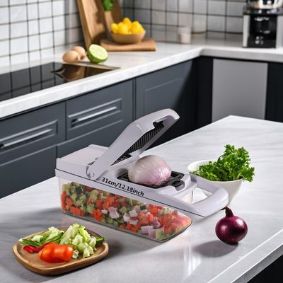 22-in-1-Vielseitiger Bambus-Frucht-Gemüseschneider