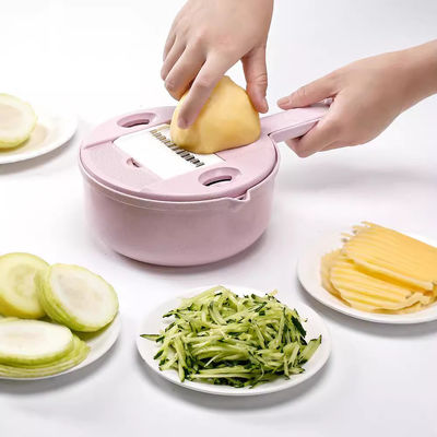 Customized Logo Multifunktionelle Obst-Gemüseschale Schneider für moderne Gourmet-Küche