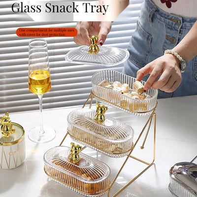 Zurück in die Schule Essentielle Schillernde Glas Hirschschschachtel Set für Küchenpartys