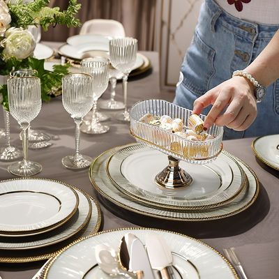 Golden Deer Minimalist Design Glasplatte Set perfekt für die Speicherung von Lebensmitteln Zurück in die Schule