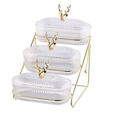 Golden Deer Minimalist Design Glasplatte Set perfekt für die Speicherung von Lebensmitteln Zurück in die Schule