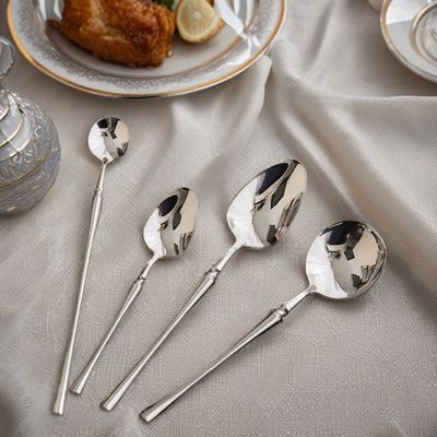 Luxuriöse Verglasungstechnik 24 Stück Edelstahl-Floorware-Set für feines Essen