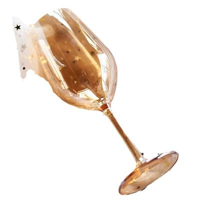 Präsentieren Sie Ihren Lieben mit eleganten Amber-U-förmigen Luxus-Rotwein-Gläsern 100 Menge