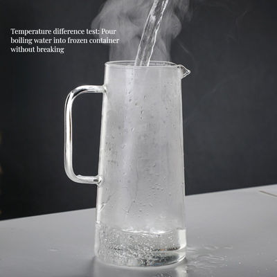 1L/1.4L Hochborosilikat-Glas-Wasserflasche mit nachhaltigem Filter aus Edelstahl