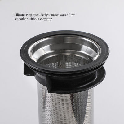 1L/1.4L hochtemperaturbeständige Glaswasserflasche für Kaffee und Früchte