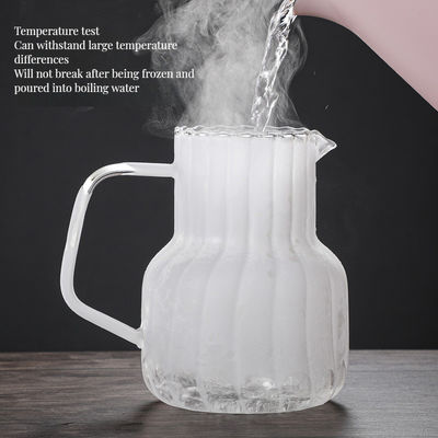 Personalisiertes Logo Akzeptable tragbare Glaskessel für Wasser und Kaffeekanne