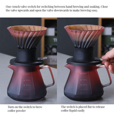 Kaffeefilter aus Edelstahl Hand-Droppot-Perkolatoren für Kaffee und Tee