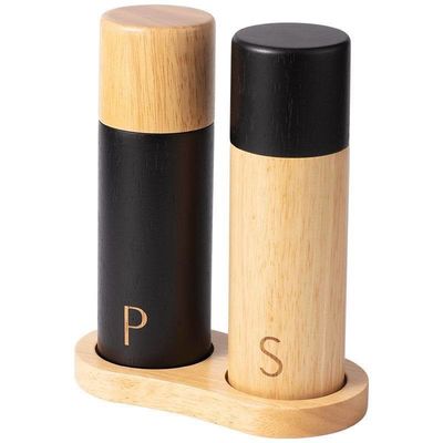 Weihnachtsfest Holz Salz- und Pfeffermühle mit verstellbarem Keramikkern 7 Zoll