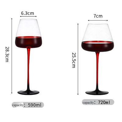 Glasbecher Trinklicht Luxus Vintage Rotstock Burgunder Becher für Hochzeitsgäste Geschenke