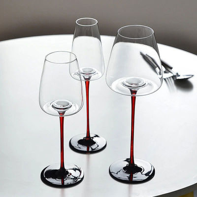 Glasbecher Trinklicht Luxus Vintage Rotstock Burgunder Becher für Hochzeitsgäste Geschenke