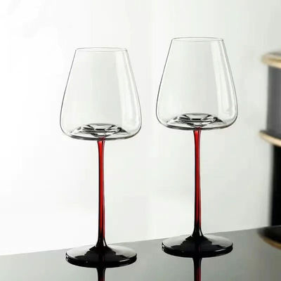 Glasbecher Trinklicht Luxus Vintage Rotstock Burgunder Becher für Hochzeitsgäste Geschenke