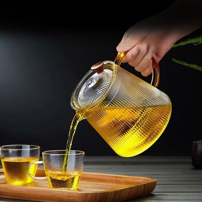 Wasserkrüge Wasserkessel Glasteekanne 500ml/800ml/1000ml für elegante und stilvolle Getränke