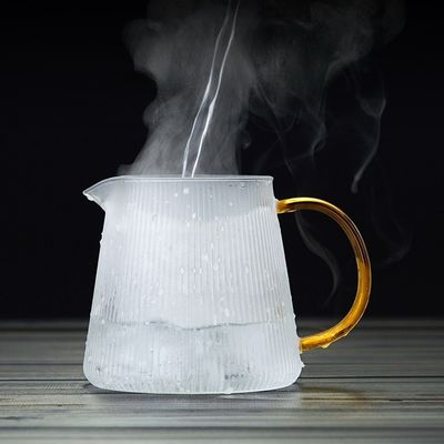 500 ml/800 ml/1000 ml Glas-Tee-Töpfe-Klassiker-Design Wärmebeständig Handgriff-Haltbares Design