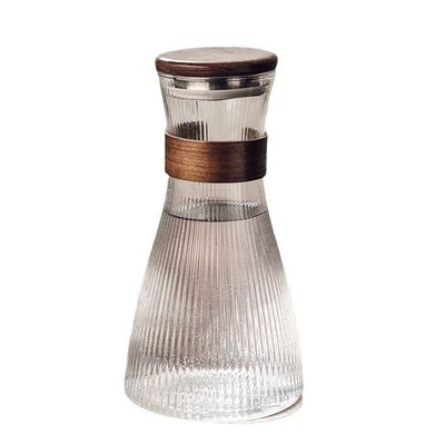 Maßgeschneiderte Größe Hoch-Borosilikat-Glas-Trinkset für moderne Haus-Kaltwasserflaschen