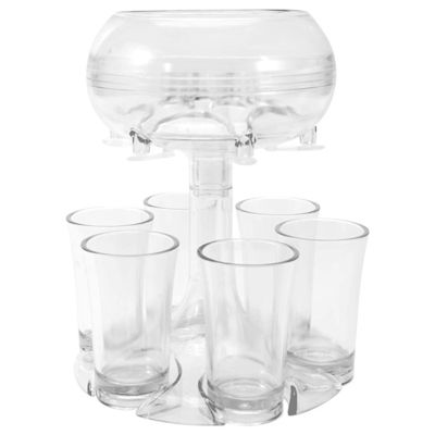 Ultimate Barware 6 Shot Glas Dispenser und Halter perfekt für Bier Whisky Cocktails
