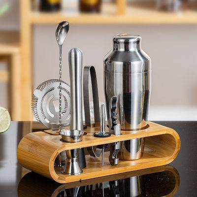 Professionelle Barkeeper Spülmaschine Trinklöffel Messen Jigger Bambus Margarita Mixer