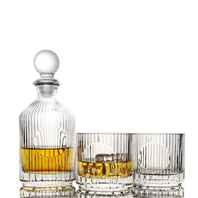 310 ml Old Fashioned Rotating Glass Tumbler Shot Whisky Gläser mit drehbarem Design