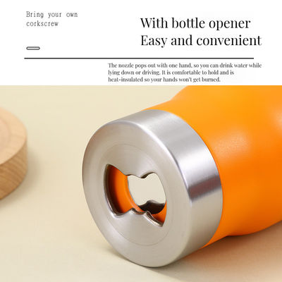 Gewerblicher Käufer Modernes Design 500 ml Edelstahl Vakuumflasche für Caterer Kantinen
