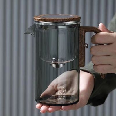 Multifunktionale 800 ml Glas-Teezelle zum Kochen von Tee auf einem elektromagnetischen Gaskocher