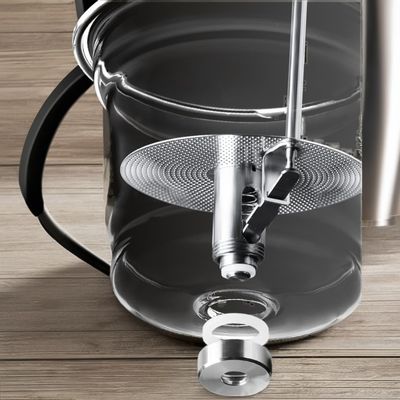 Hochtemperaturbeständige Borosilikat-Glas-Tee-Töpfe mit Griff-Logo nicht anpassbar