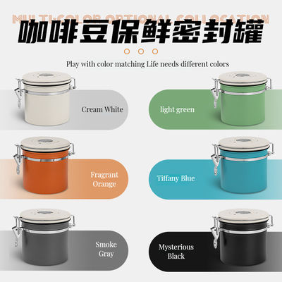 Verpackung für die Speicherung von Lebensmitteln Moderne 304 Edelstahl Kaffeekanne mit atmungsaktiver Aufbewahrung