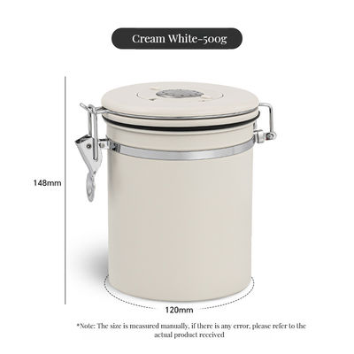 Verpackung für die Speicherung von Lebensmitteln Moderne 304 Edelstahl Kaffeekanne mit atmungsaktiver Aufbewahrung