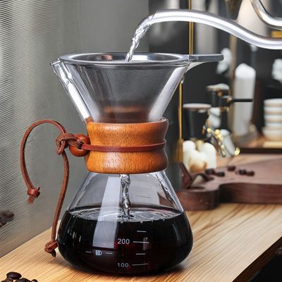 Individuelles Logo Doppelwand-Borosilikat-Glas-Kaffeemaschine für ungewöhnliche Hitzebeständigkeit