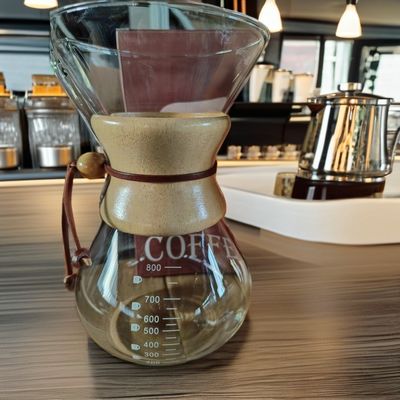 Individuelles Logo Doppelwand-Borosilikat-Glas-Kaffeemaschine für ungewöhnliche Hitzebeständigkeit