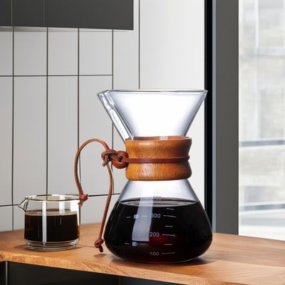 Individuelles Logo Doppelwand-Borosilikat-Glas-Kaffeemaschine für ungewöhnliche Hitzebeständigkeit