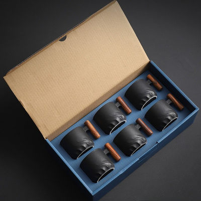 Modernes Design Keramik Emaille Camping Kaffeetasse Custom mit anpassbaren Optionen
