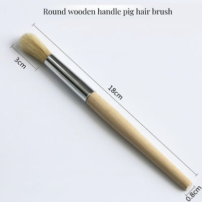 Lieferung Holzgriffe Reinigungsbürste Custom Logo Wildschwein Haare Felsklettern Bürste für andere