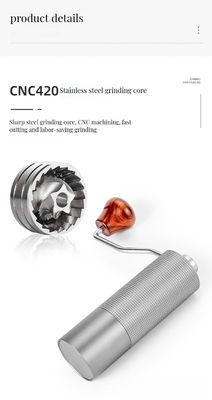 Home Küchenzubehör Großkapazität Kaffeemühle mit Handdrehdrehmaschine zum manuellen Mahlen