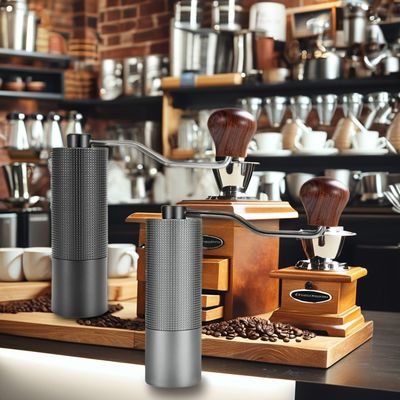Tragbare Multifunktionskaffeemühle mit Hand-Touch-Design und einstellbaren Einstellungen