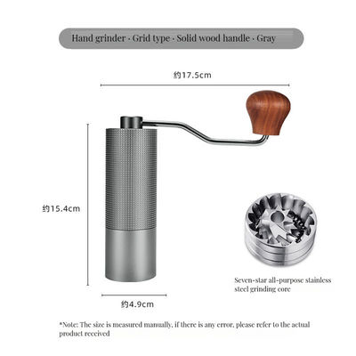 Tragbare Multifunktionskaffeemühle mit Hand-Touch-Design und einstellbaren Einstellungen