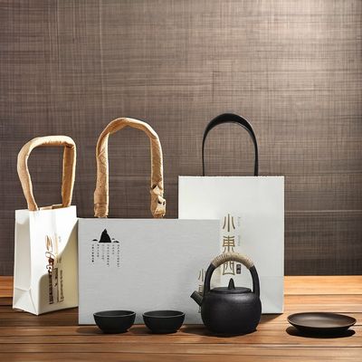 Keramisches Vintage-Taschen- und Schüssel-Set mit gedrucktem chinesischem Muster perfekt für Kaffee Milch Tee